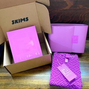 SOLD! FENDI X SKIMS Long Sleeve Bodysuit L Colorado Purple